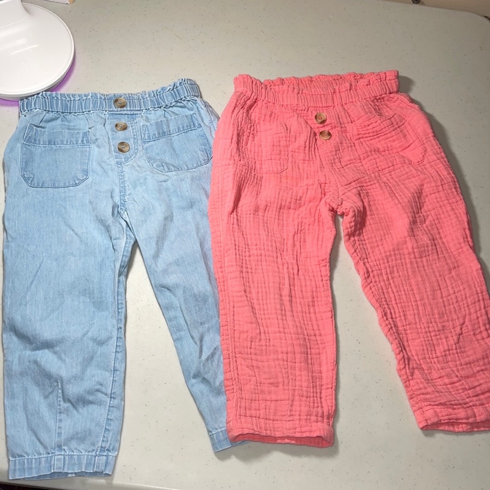 3/25 Little Earthling toddler pants size 2-3Y